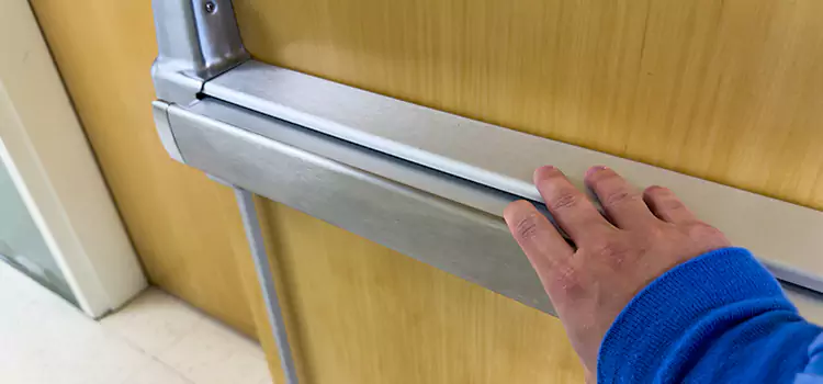 Installing a Push Bar on a Door Dearborn